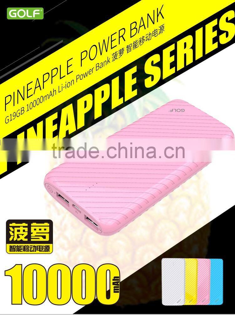 Factory Wholesale low price external full capacity portable power bank 10000mah
