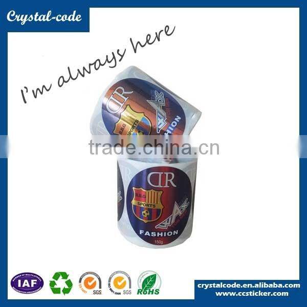 Custom vinyl label stickers,adhesvie waterproof sticker label with logo printed