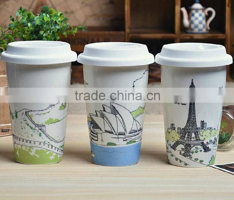 China Wholesale Custom coffee cup with lid