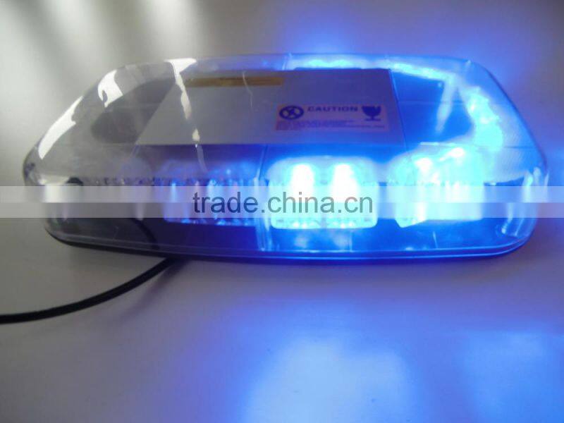 LED warning light bar, Auto MiNi LED light bar , LED emergency light bar(SR-MIB-117G), 0.75W per LED by 40 PCs LED. W Magnet