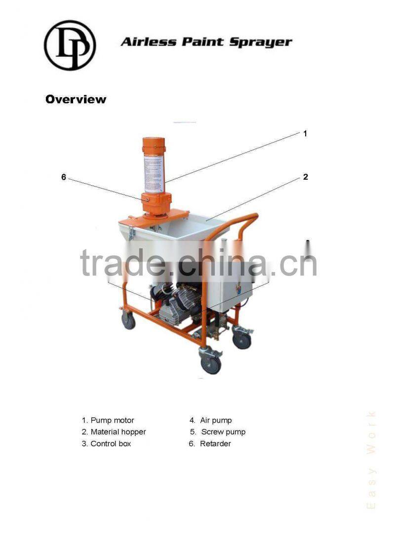 DP-N1 Putty plaster equipment