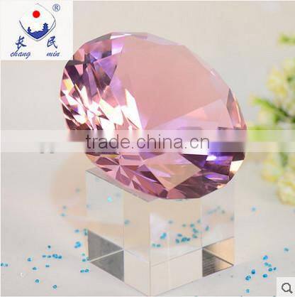 Custom clear blank large crystal diamond wholesale