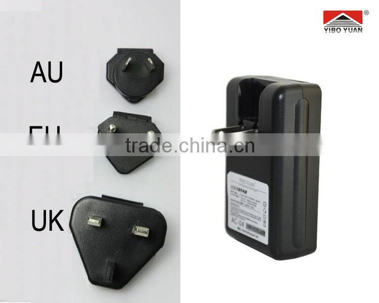Multi-functional YIBOYUAN Universal Battery Charger LCD+ USB-Port For Smartphone Battery Charging