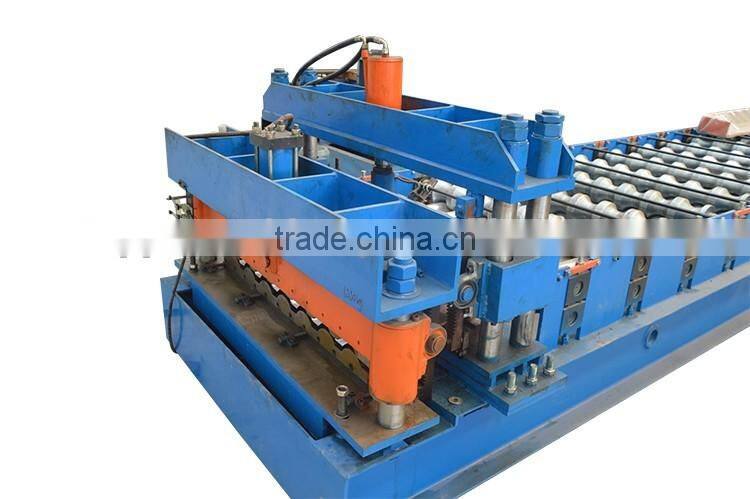 New design high quality making metal colored roof tile forming machine