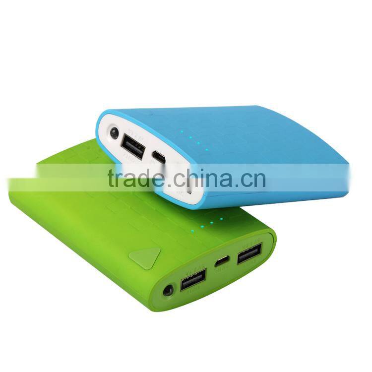 hot sale in america market oem plastic dual USB definition power bank for xiaomi