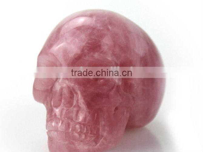 China natural crystal quartz skull,hand carved crystal skull for sale