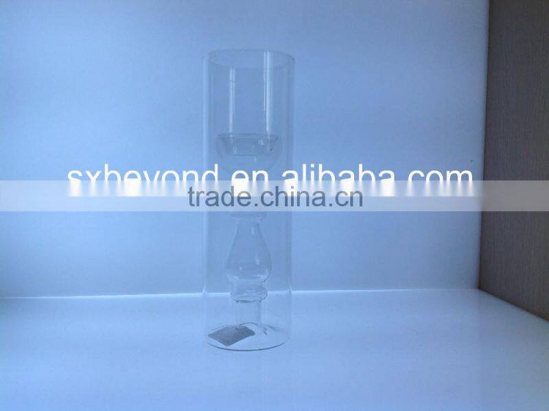 Simple and Elegant Glass Candle Holder Wholesale