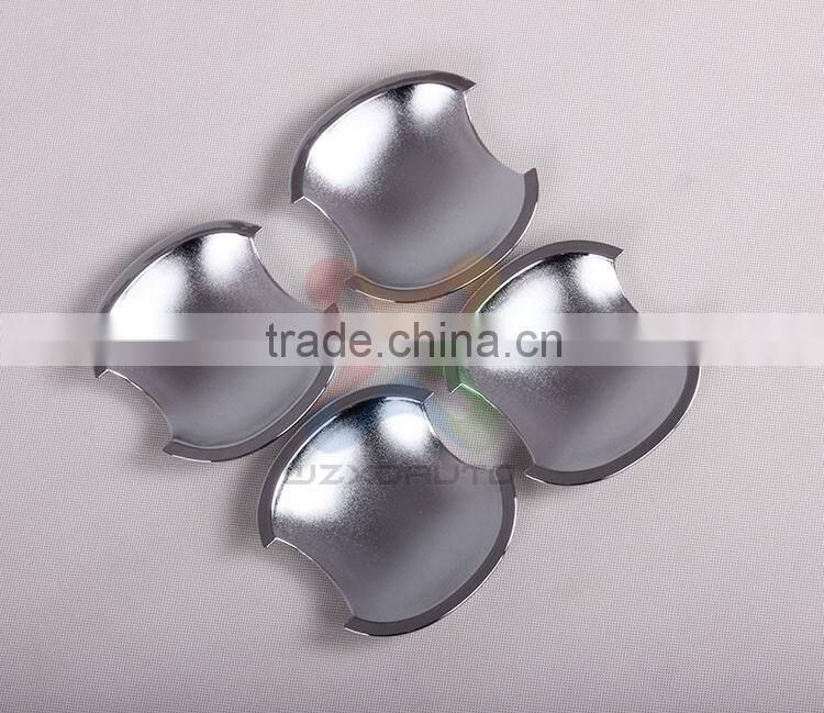 SET ABS CHROME DOOR HANDLE BOWL INSERTS COVER DOOR HANDLE BOWL FOR FORTE 2009-2012