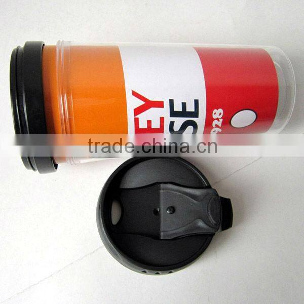 16oz double wall plastic water mug