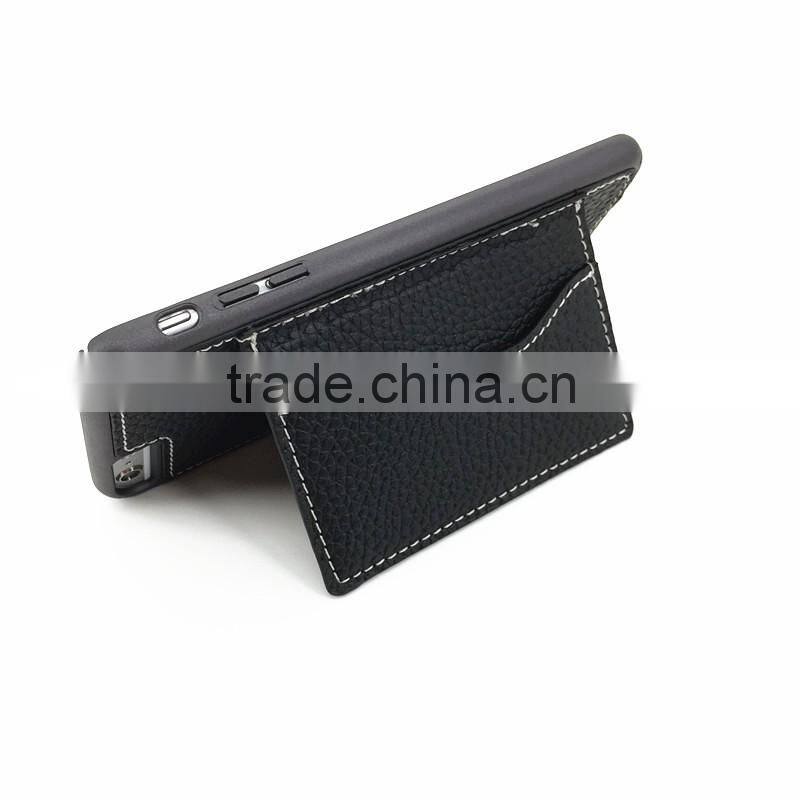 New products business type cellphone PU TPU leather phone case with card slot for iphone 7/7S
