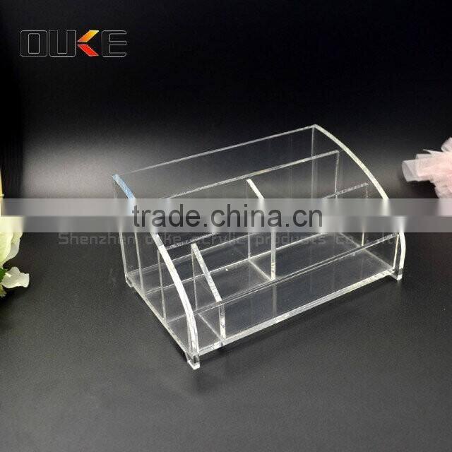new arrival high transparent custom acrylic makeup organizer