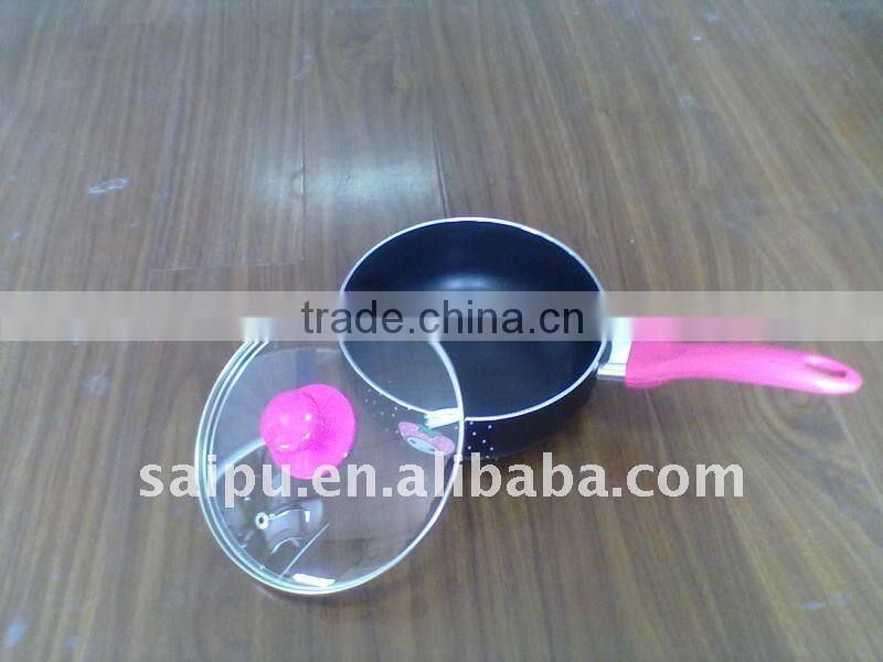 16cm, 2.0mm thickness grey ceramic coated frying pan