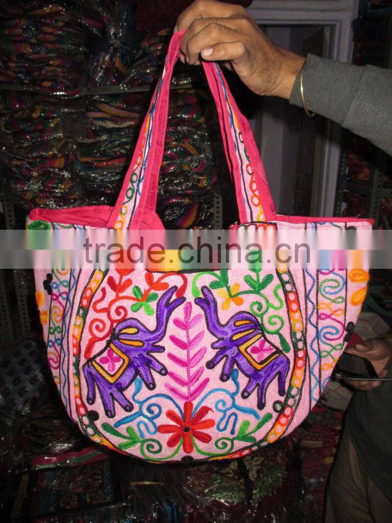 beautiful designer handmade Embroidered kutchi works stylish Indian banjara vintage tribal clutch bags