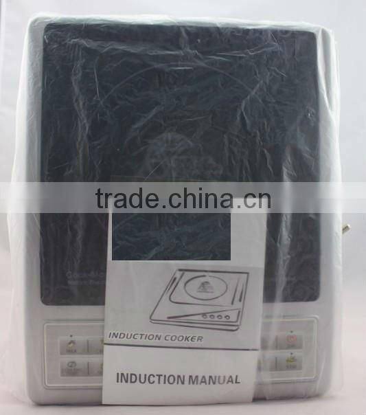 110v ETL certificate Chinese black crystal panel Timer function induction cooker