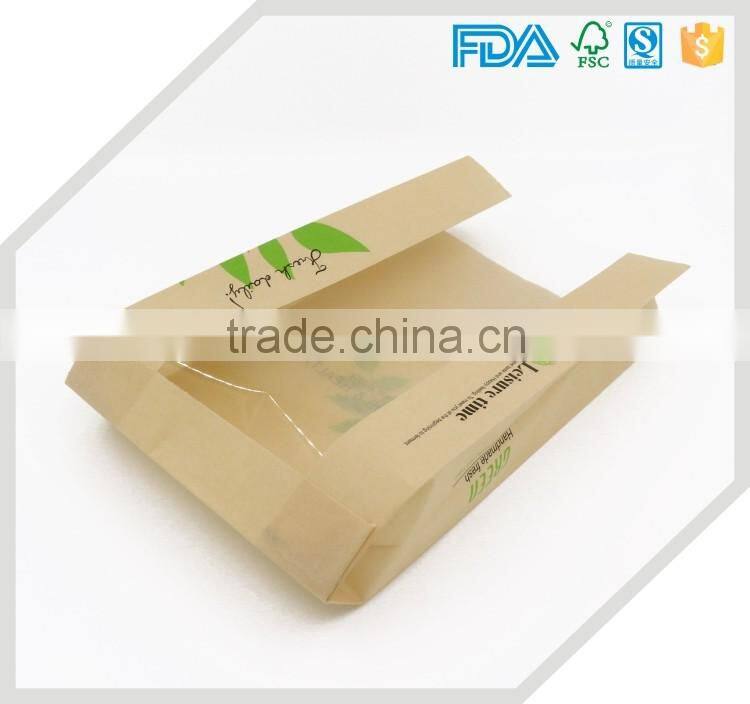 china manufacturer cheap greaseproof toast paper bag