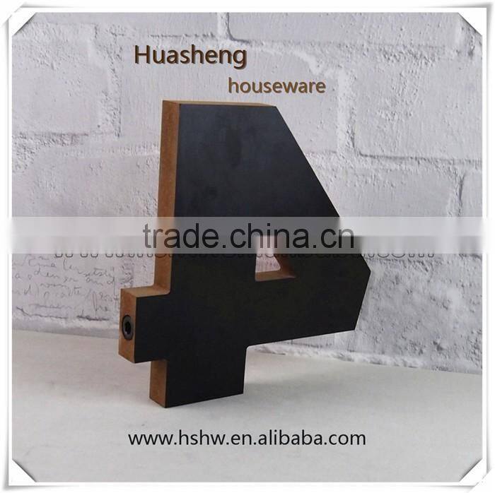 custom sublimation wood signs number/21mm MDF wood number