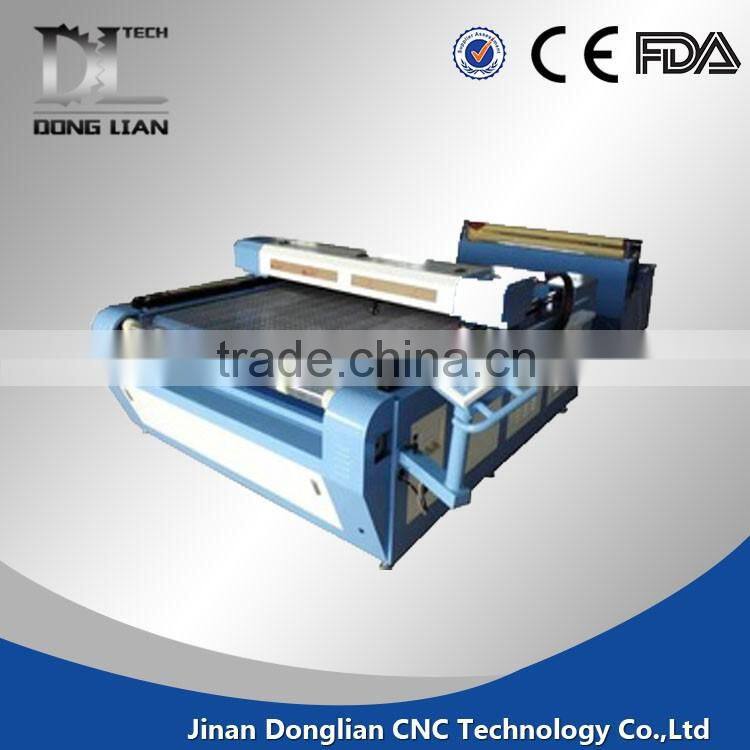 Jinan Donglian 1325 denim jeans/leather laser engraving machine with rotary device