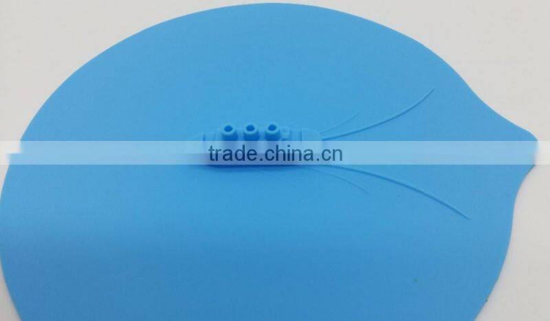 FDA food grade steam ship silicone pot cover lid for bowls, cups ,pans or containers set of 3