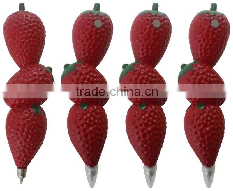 Yes Novelty fruit shape ball pen/fancy pen