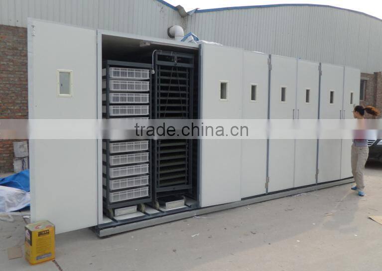 Hot sale big capacity 127296 egg incubator for quail eggs