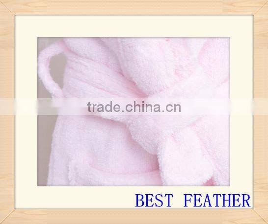 100%cotton children bathrobe made in china
