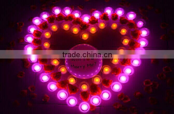 1 LED Plastic led light table decoration holiday electric candle light led light candle