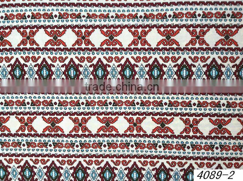 ethnic clothes 100% viscose ethnic fabric prints / ethnic printed rayon fabric