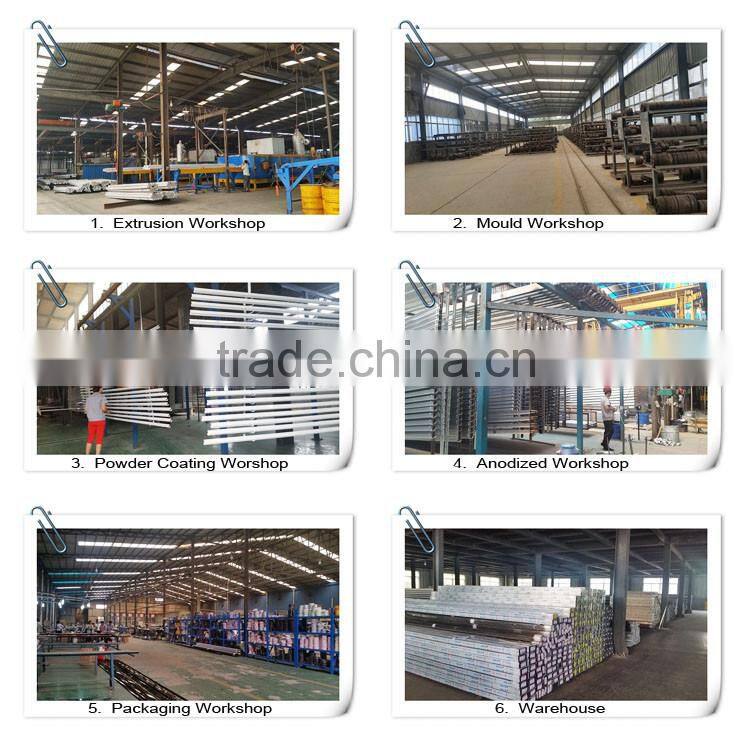 Furniture profile aluminium profiles for kitchen producting line