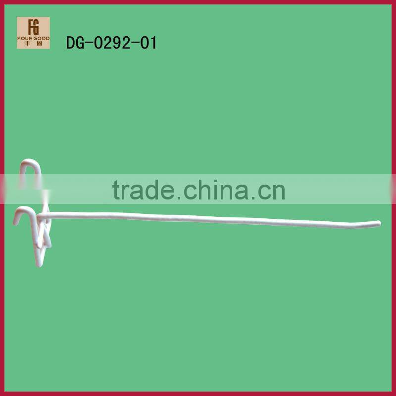 Metal chrome waterfall display hook for slatwall system