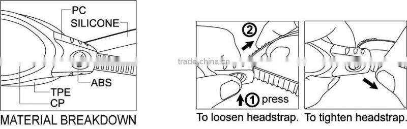 Pacific Junior - Most Popular CP lens UV protection Anti-Fog Children Swimming Goggles