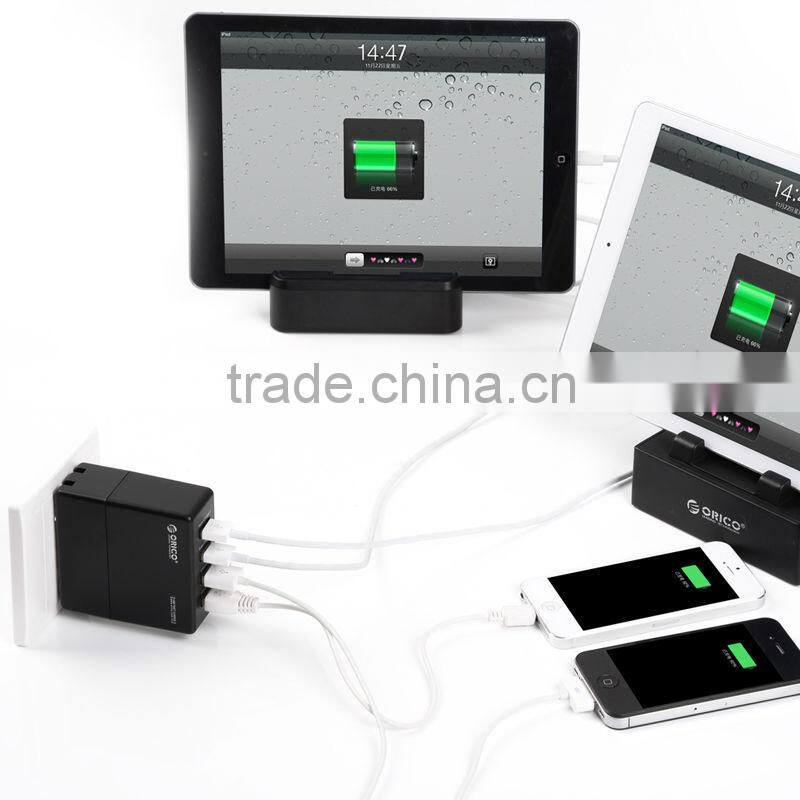multifunction fast 5V 2A 4 ports portable travel wall usb charger