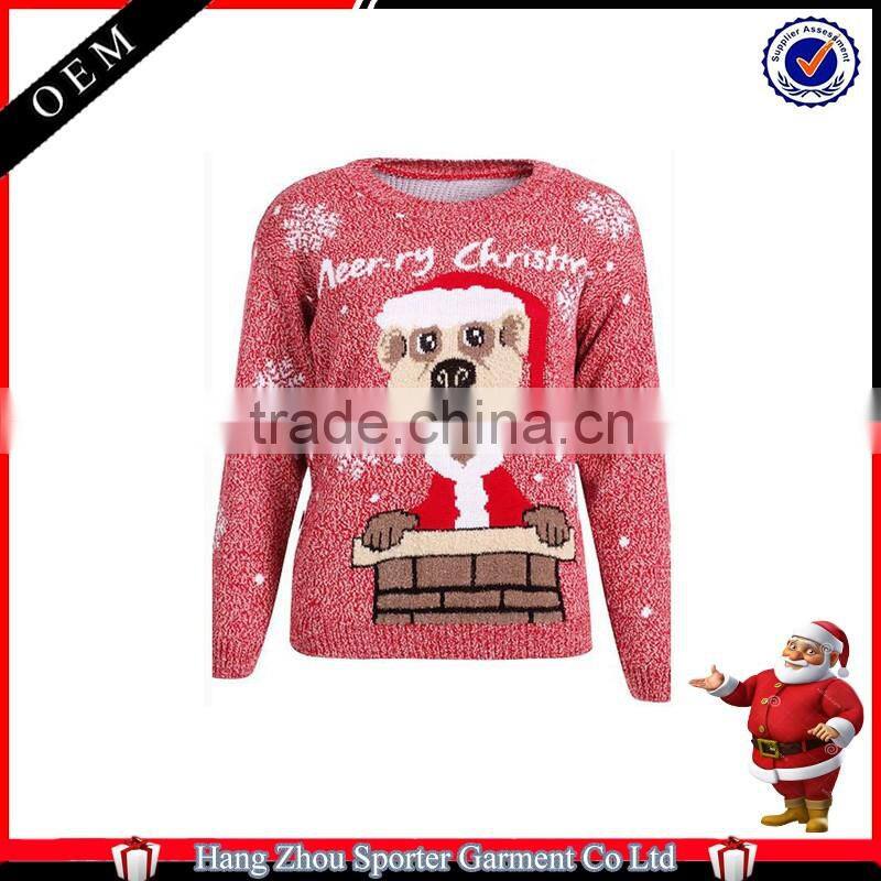 16FZCS44 Echo-friendly material christmas pullover christmas sweaters for men