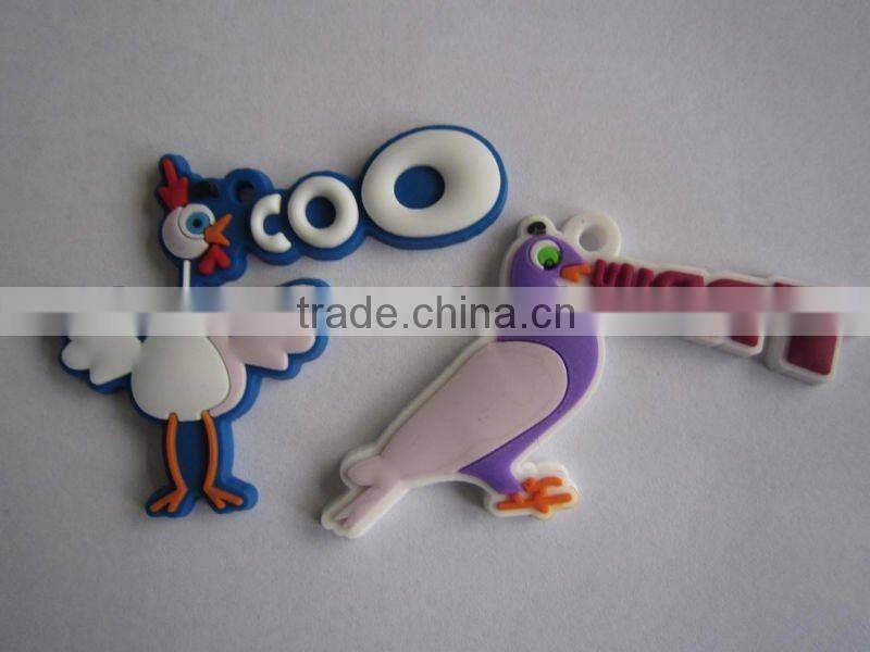 Funny animal pendants pvc cartoon phone hang drop strap pendant