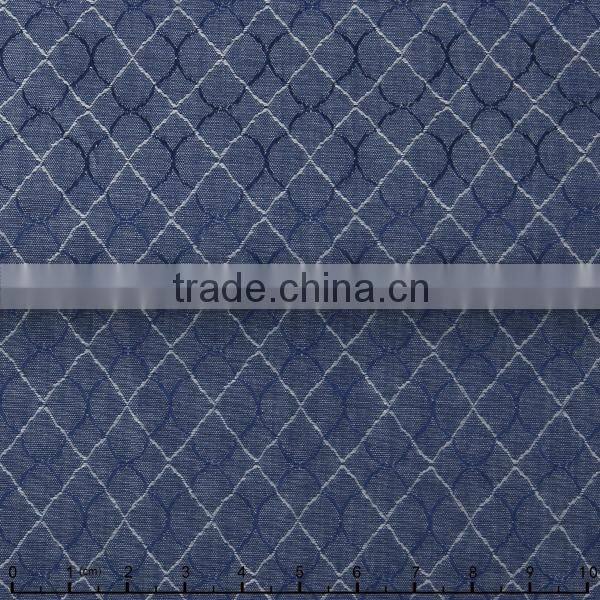 James new developed fashion jacquard regular soft shirting fabrics