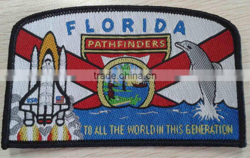 laser cut cloth woven embroidery patch