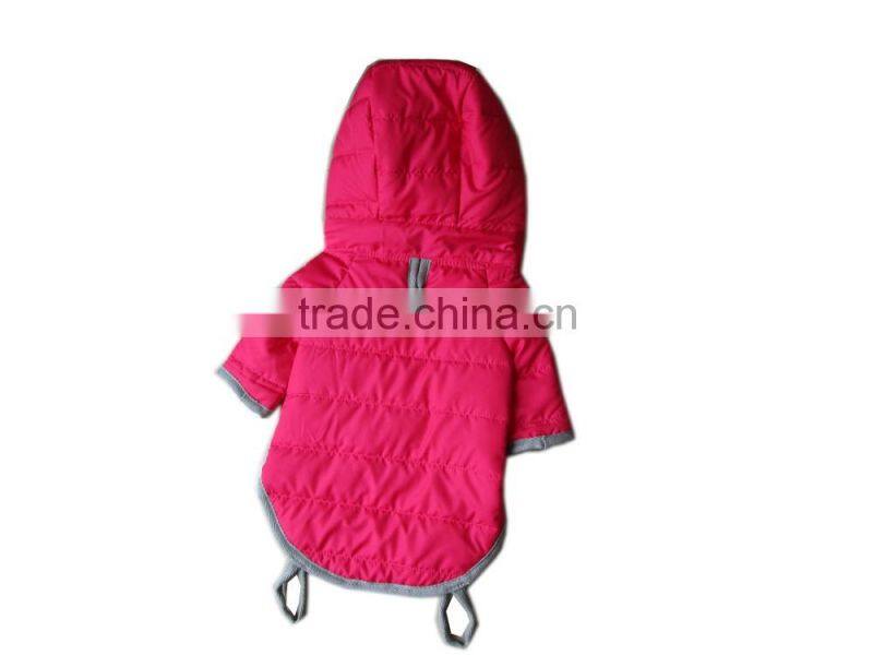 European style pet dog coat with hoody