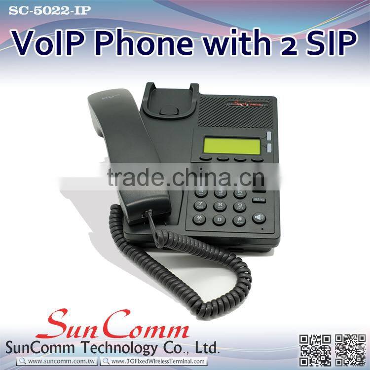 SC-5022 for business use PoE VoIP Phone with 2 SIP account