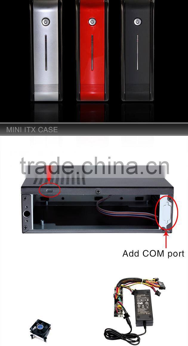 Realan hot selling Aluminum gaming pc case for industrial pc/car pc