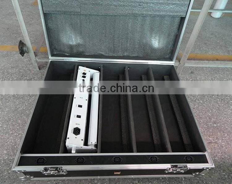 Manufacturer Wholesale Rechargeable DMX Wireless Battery Powered Backdrop 6in1 RGBWAUV 12pcs 18w LED Wall Washer Light