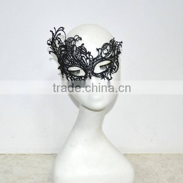 Black sexy lace eye mask