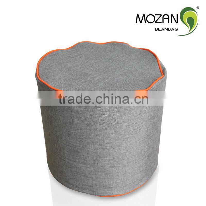 linen fabric beanbag chair / bean bag stool