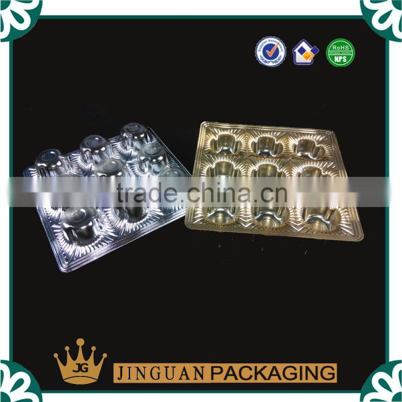 Customized Clear PET Clamshell Box with Dividers