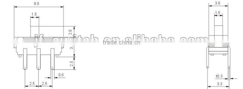 SS-2235 mini dip switch