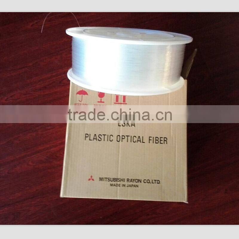 0.5mm /0.75mm /1mm /1.5mm end glow fiber optic cabling for lighting items