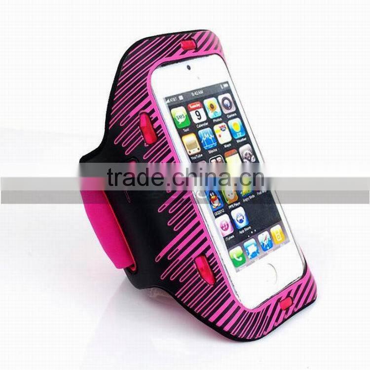 Led sport armband for mobile phone,for iphone /samsung universal armband