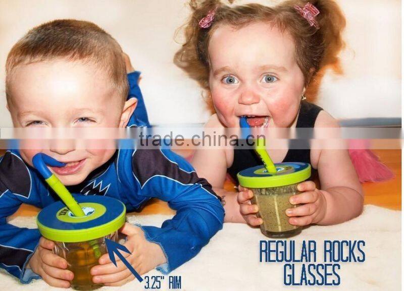 children silicone cup lid with straw & baby silicone sippy cup lids