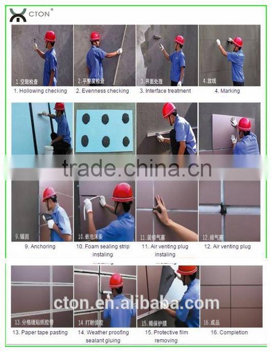 thermal insulation construction material exterior wall decorative rock wool