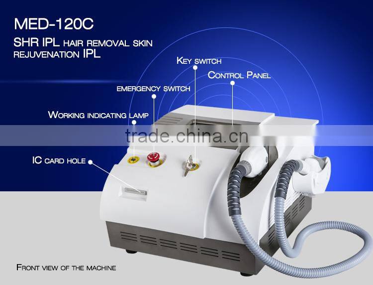 CE certificated mini IPL depilator for home use/ permanent hair removal