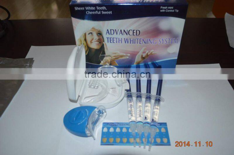 teeth whitening gel with 3ml CP HP or non-peroxide for bleaching tooth