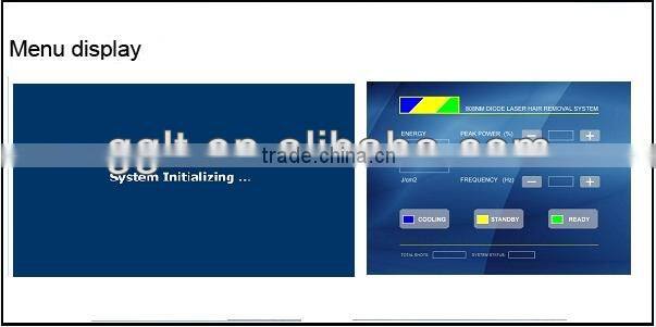 808 nm Diode Laser Depilatory Beauty Equipment for Permanent Hair Removal